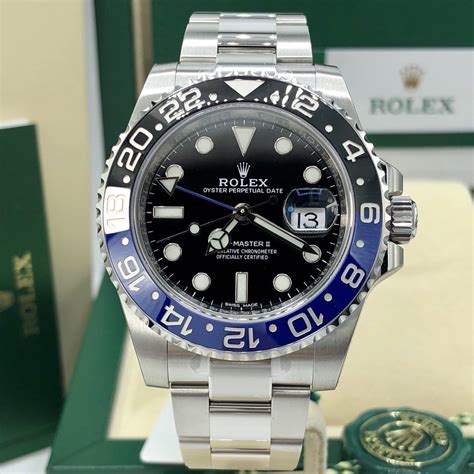 rolex batman watchmaster|Rolex Batman watch for sale.